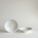 Rosenthal Sanssouci porcelain bowls, set of 2 in ivory ceramic, Pre-Loved German tableware, L'Officina