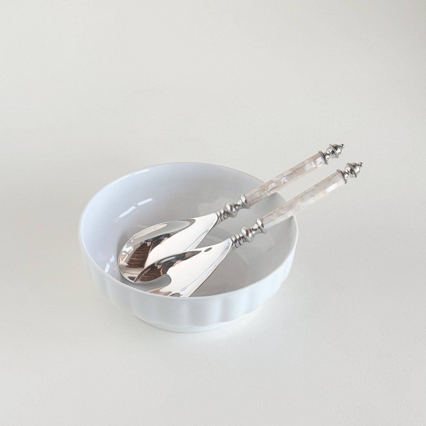 Porcelain Serving Salad white Bowl