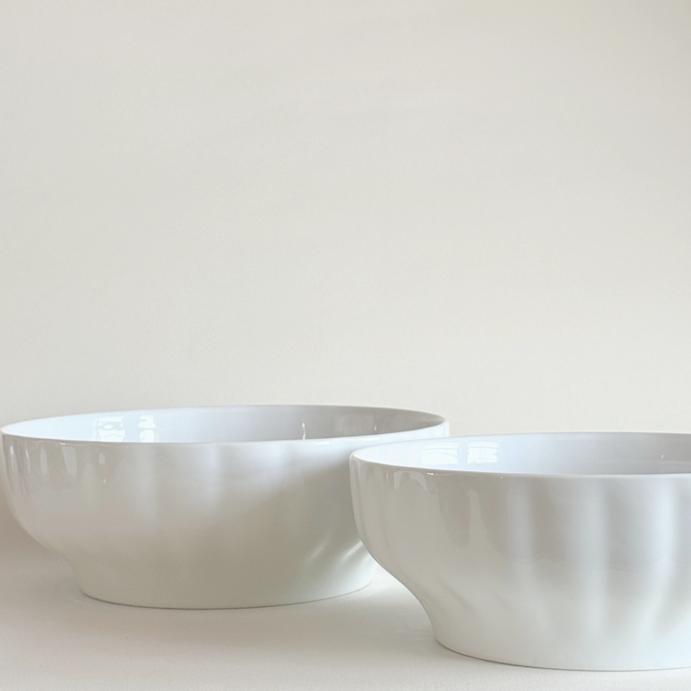 Porcelain Serving Salad white Bowl