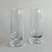 Set of 2 mid-century champagne flutes inspired by Scandinavian design