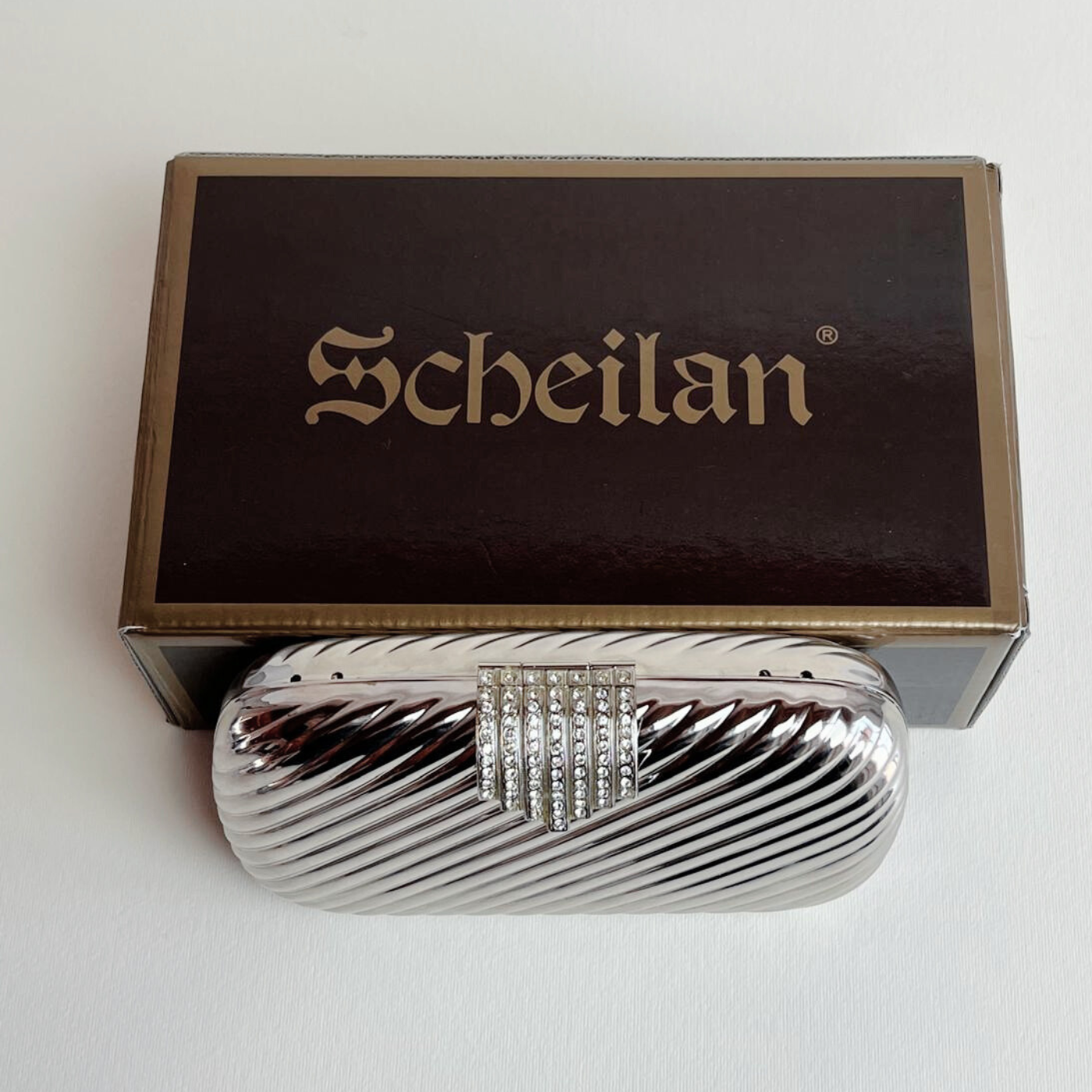 Scheilan Firenze Metal Evening Clutch