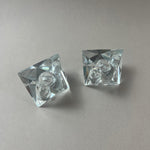SET OF 2 I CRYSTAL PRISM CANDLE HOLDER - L'Officina General Store