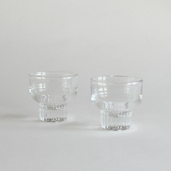 Glass Espresso Cups | Set of 2 — L'Officina General Store