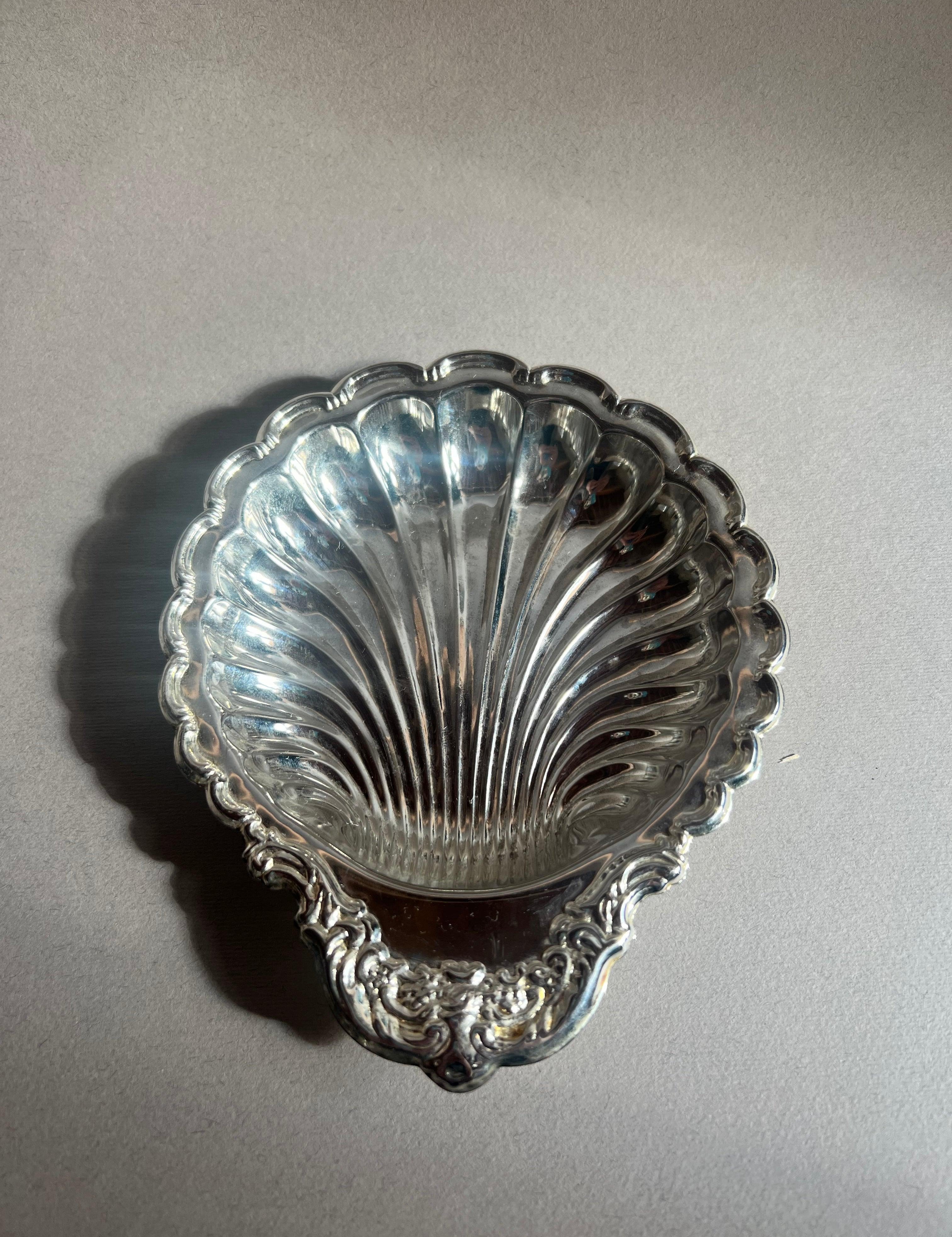 Shell Silver plated decorative plate - L'Officina General Store
