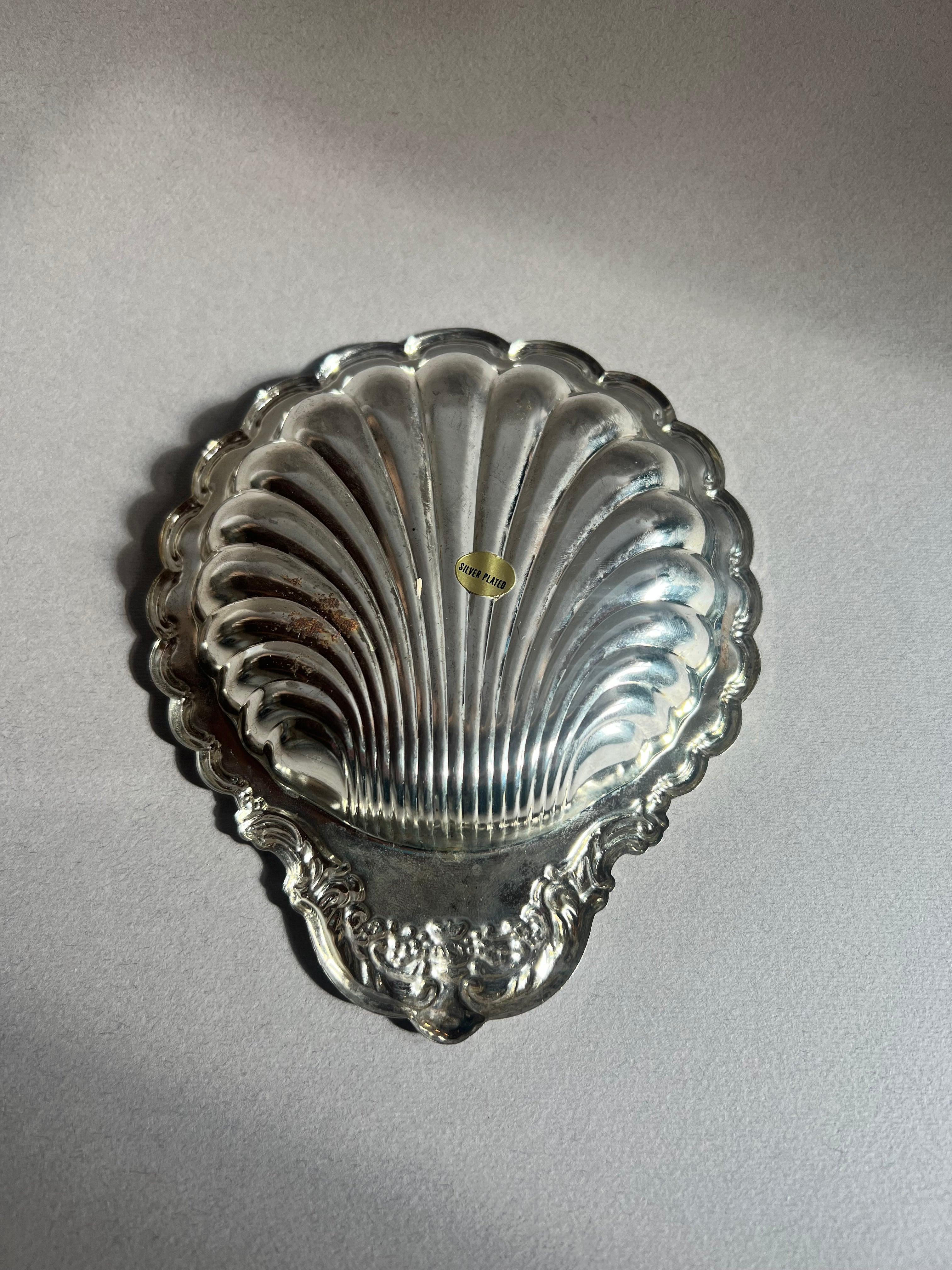 Shell Silver plated decorative plate - L'Officina General Store