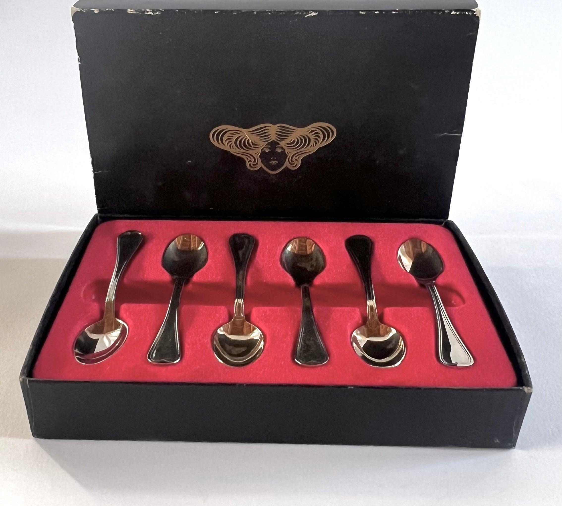 SET OF 6 I Silver plated Tea Spoons - L'Officina General Store
