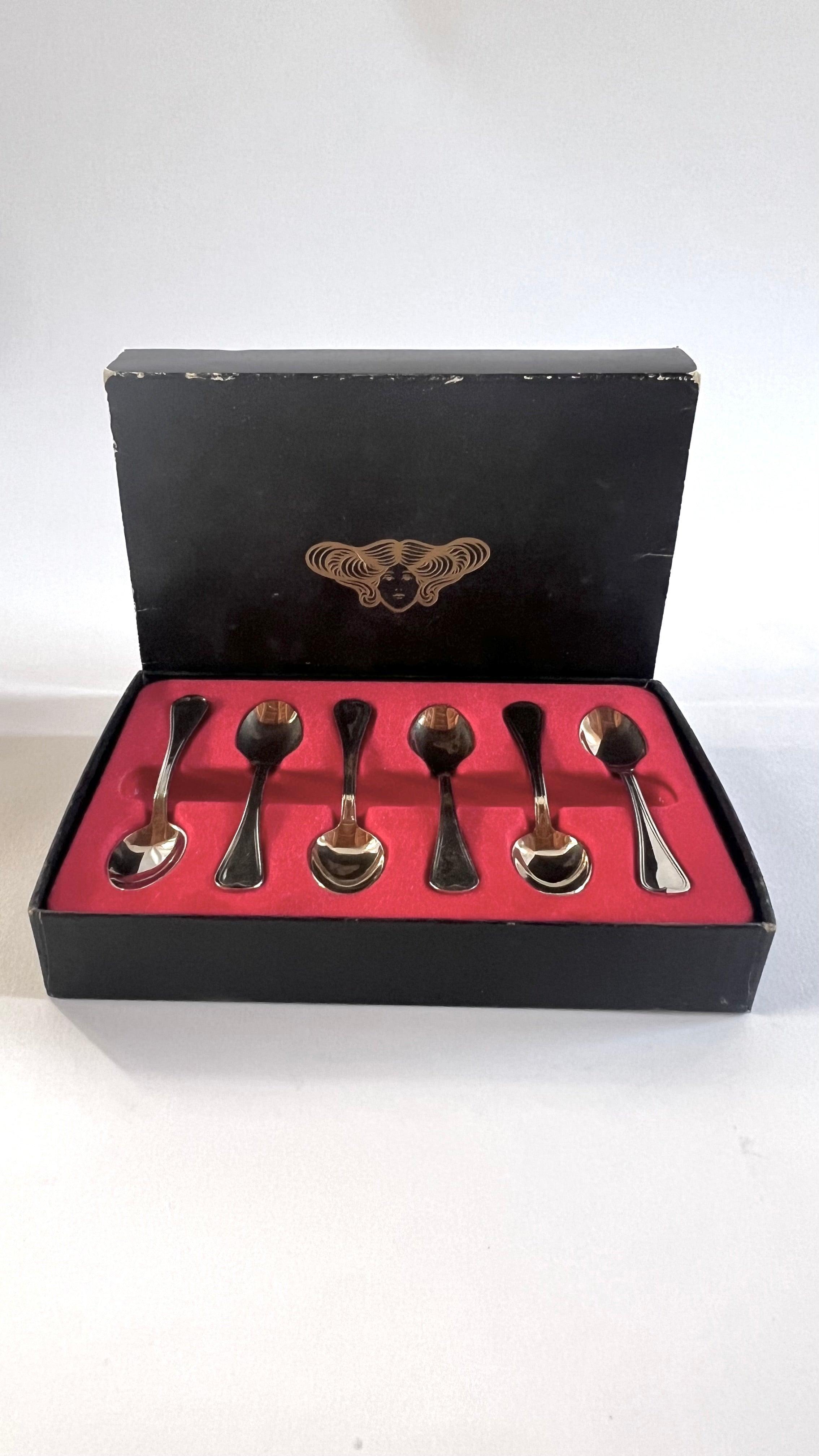 SET OF 6 I Silver plated Tea Spoons - L'Officina General Store
