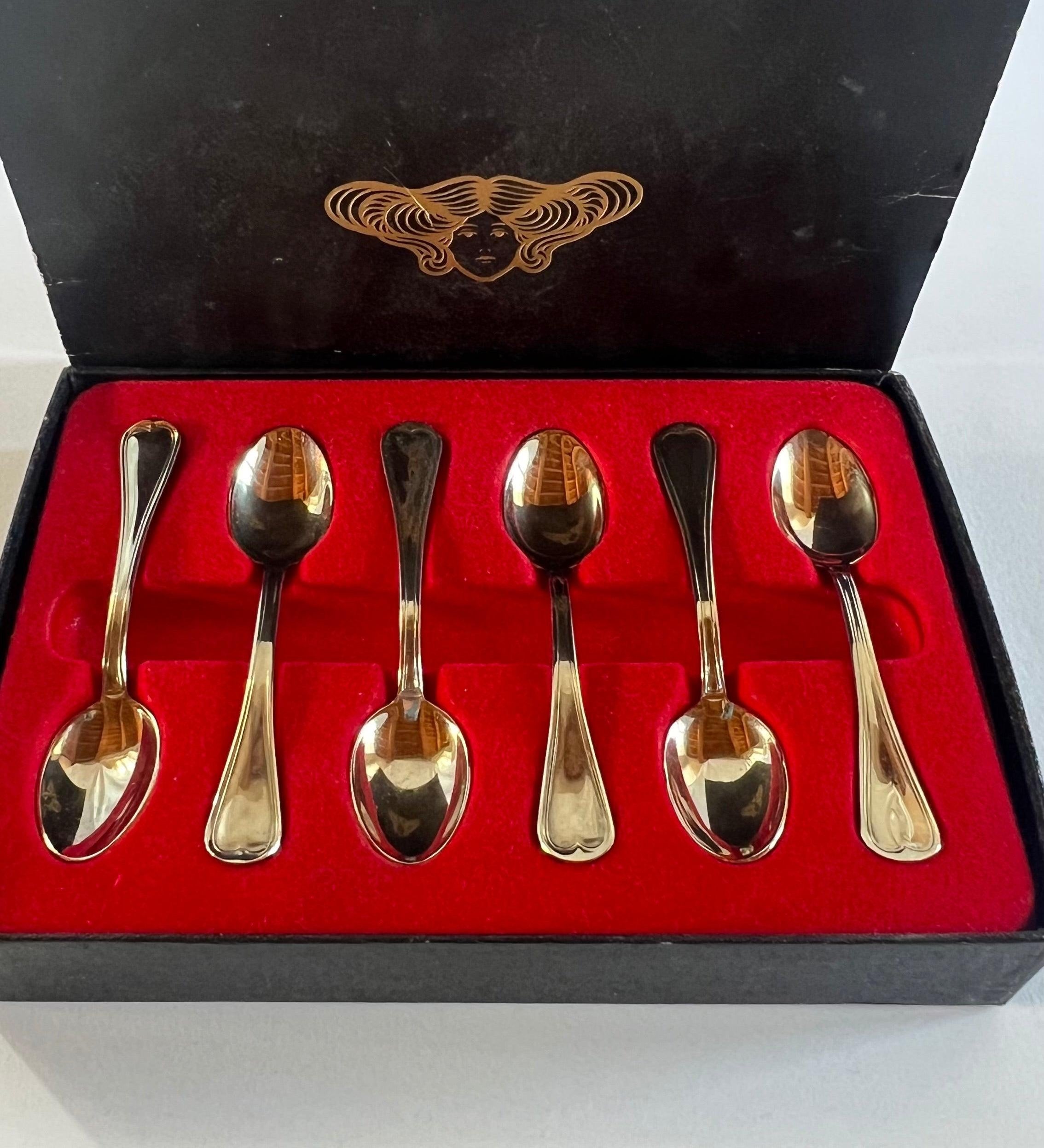 SET OF 6 I Silver plated Tea Spoons - L'Officina General Store