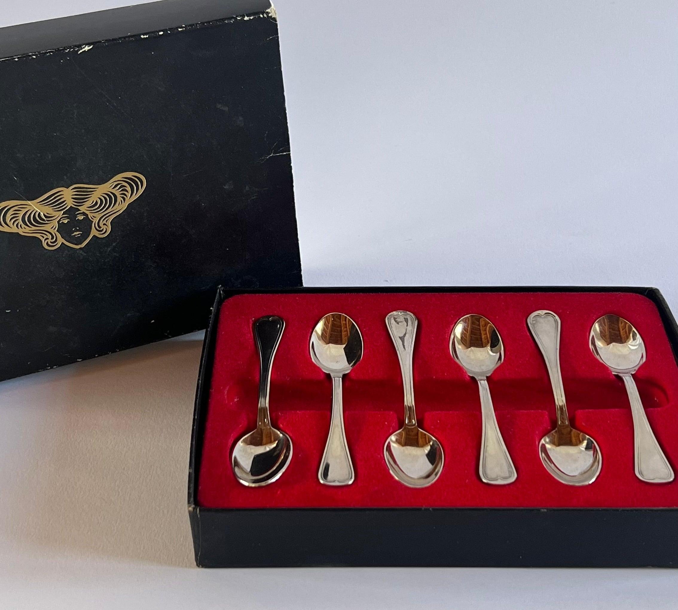 SET OF 6 I Silver plated Tea Spoons - L'Officina General Store