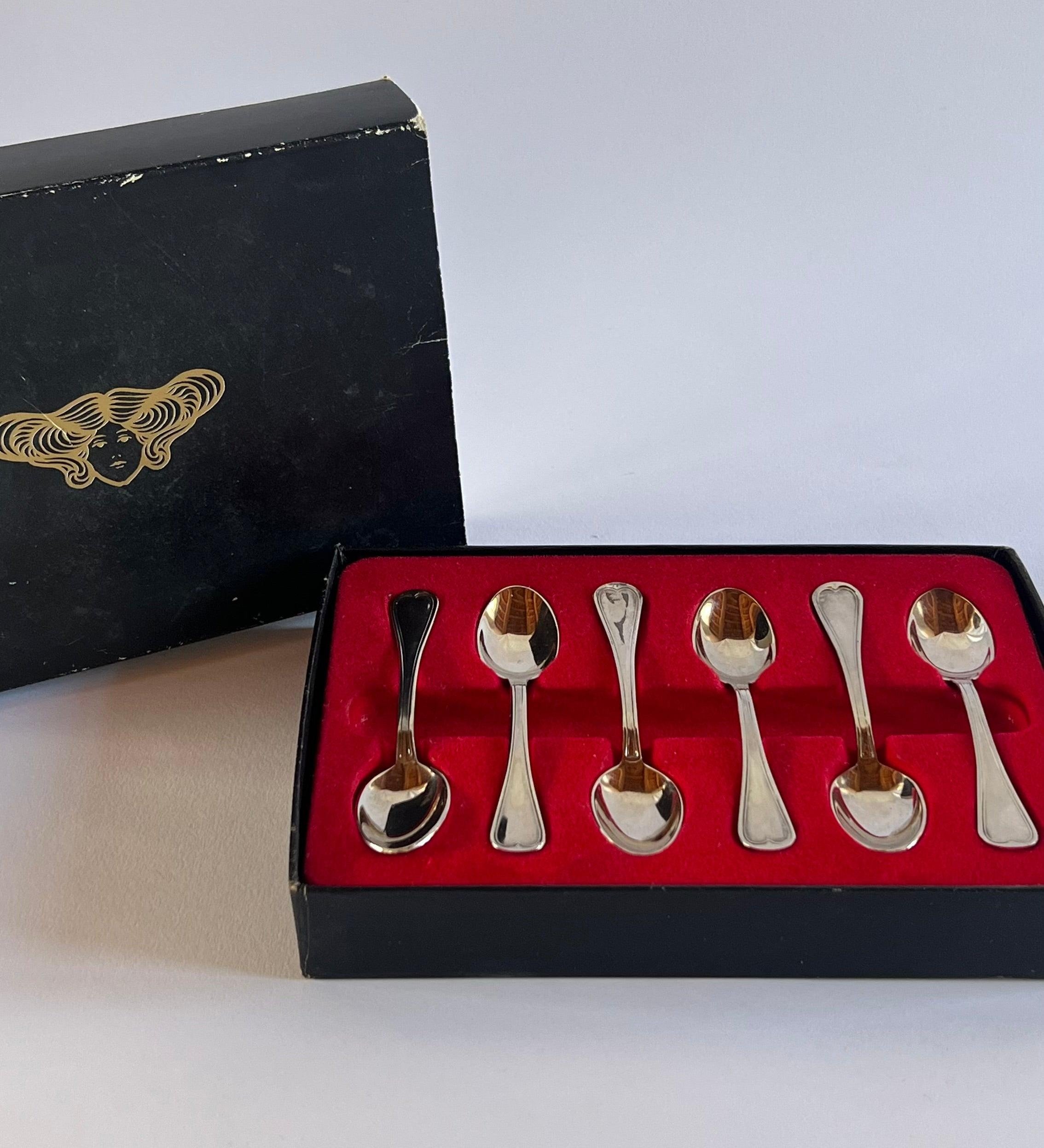SET OF 6 I Silver plated Tea Spoons - L'Officina General Store