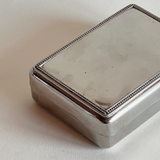 Silver plated jewellery Box