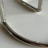Silver Mid century candle holder
