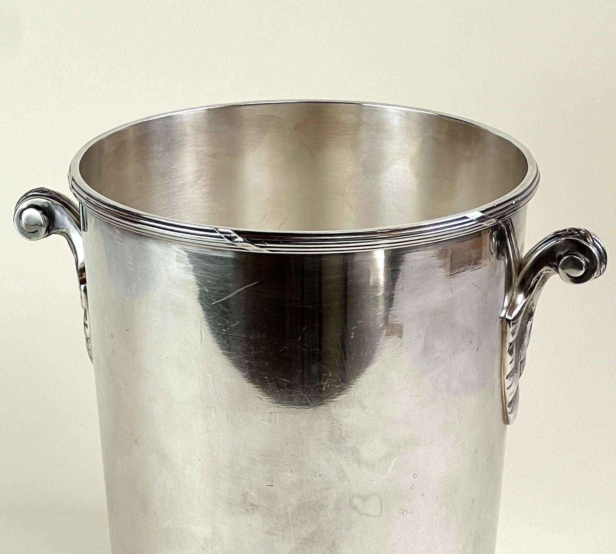 SILVER CHAMPAGNE COOLER I Ercuis Paris - L'Officina General Store