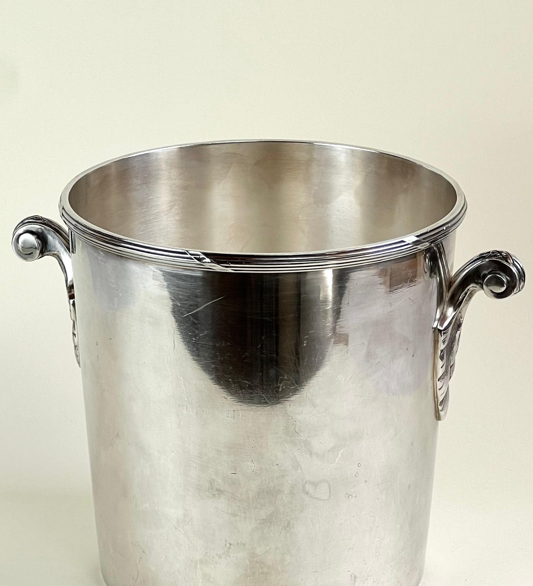SILVER CHAMPAGNE COOLER I Ercuis Paris - L'Officina General Store