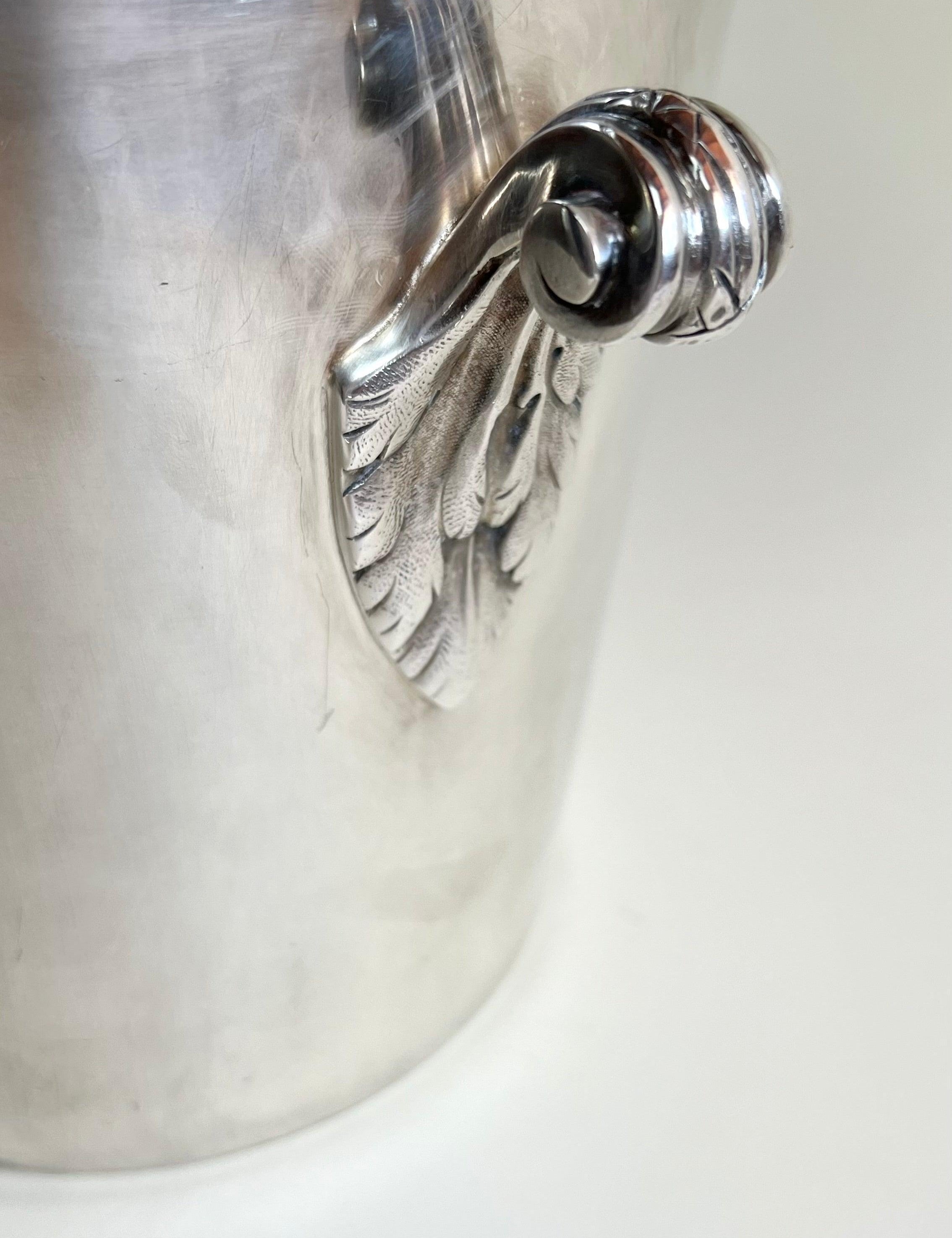 SILVER CHAMPAGNE COOLER I Ercuis Paris - L'Officina General Store