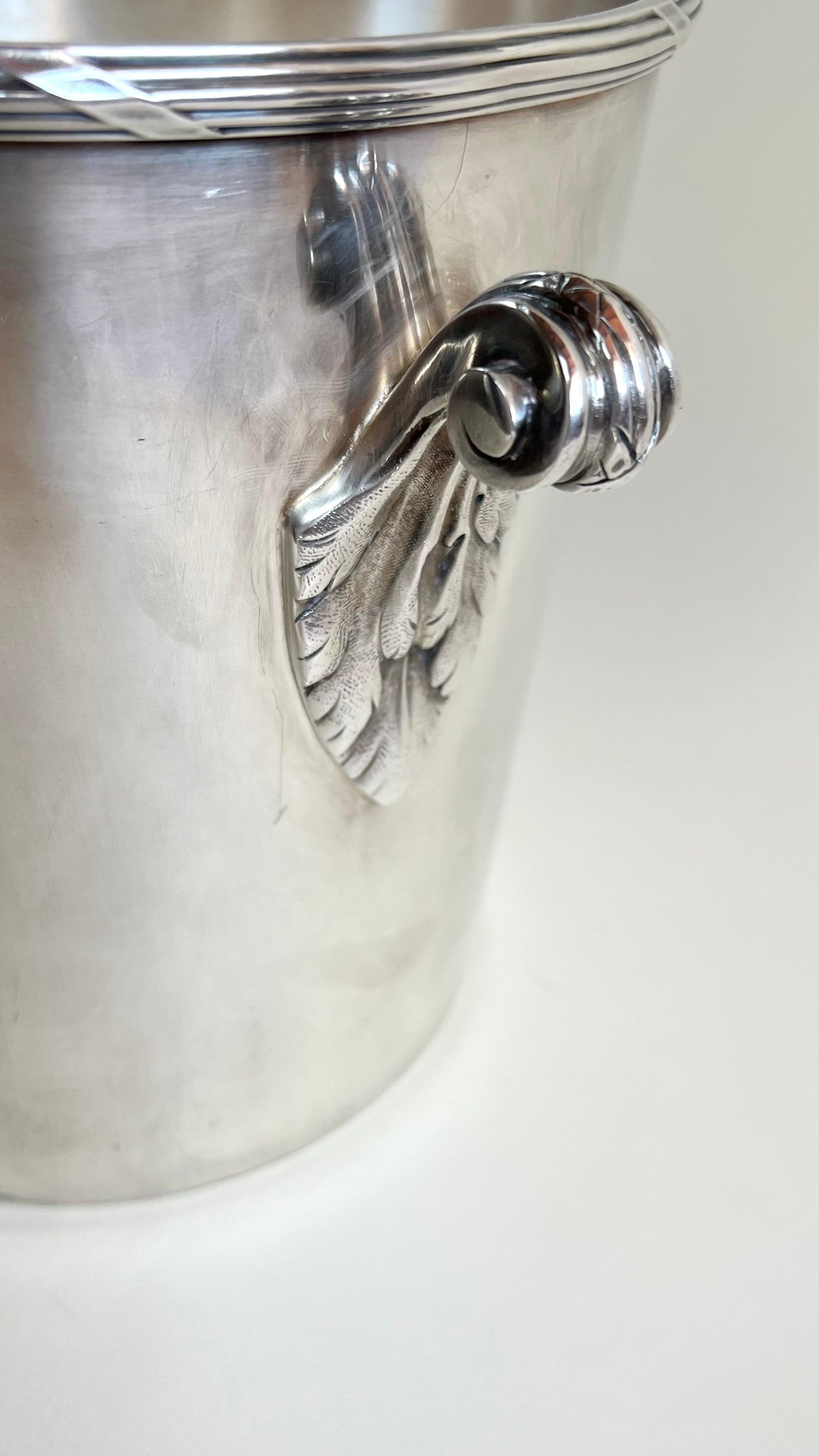 SILVER CHAMPAGNE COOLER I Ercuis Paris - L'Officina General Store