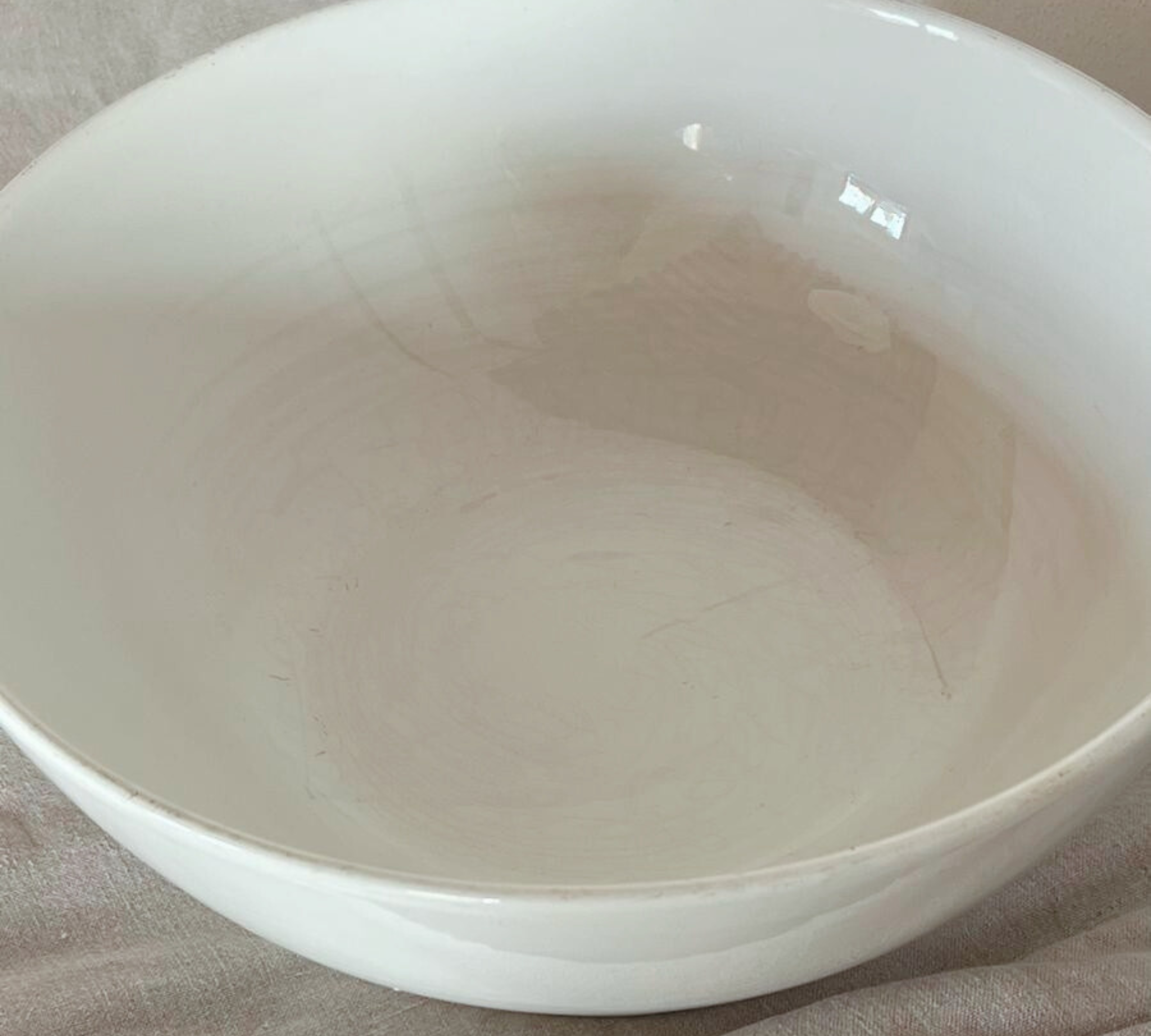 Ceramic antique XL Serving Bowl - L'Officina General Store