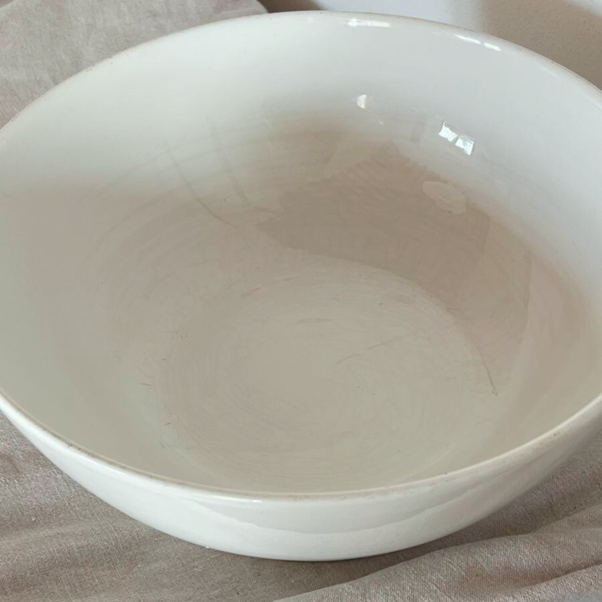 Ceramic antique XL Serving Bowl - L'Officina General Store