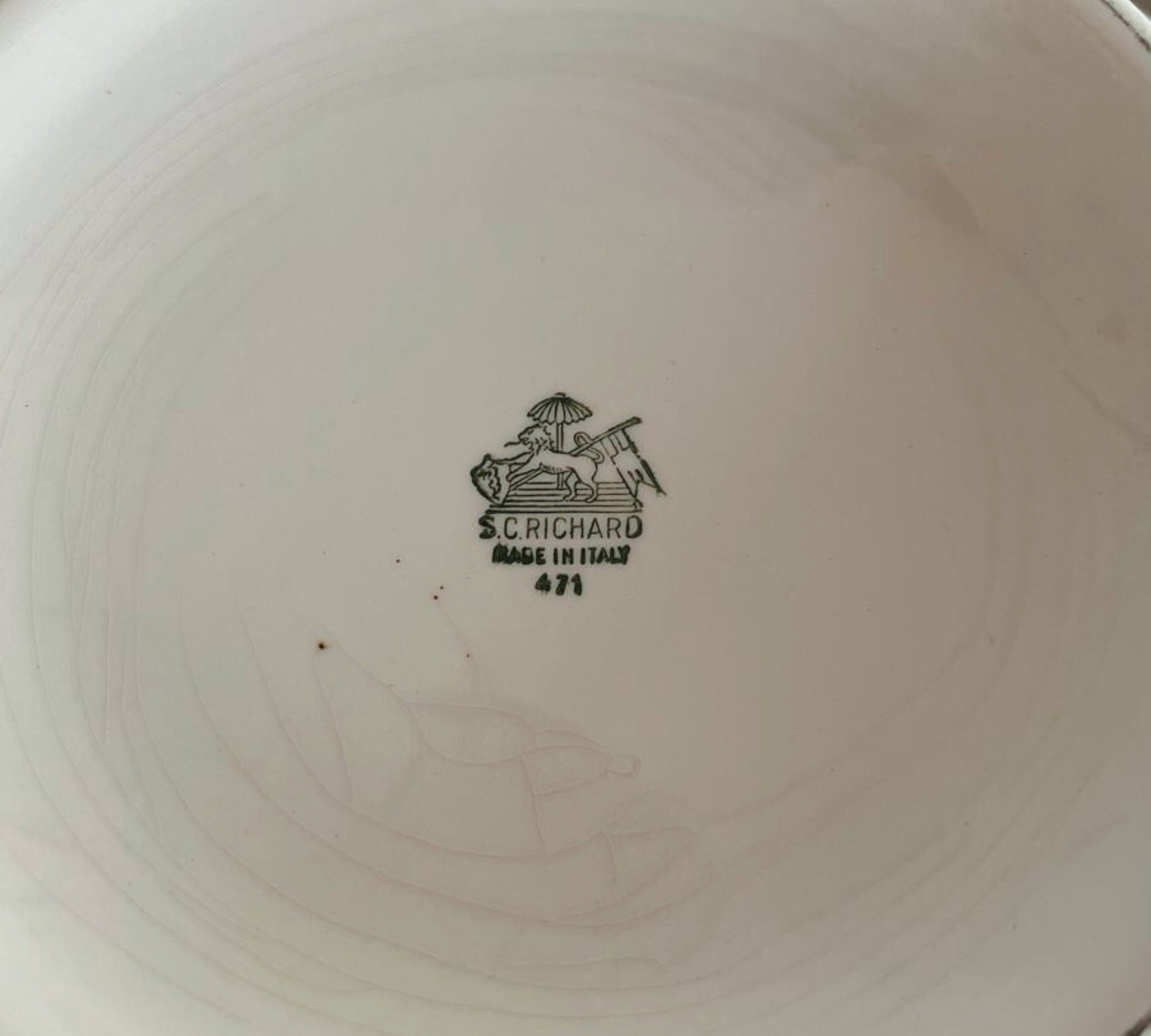 Ceramic antique XL Serving Bowl - L'Officina General Store