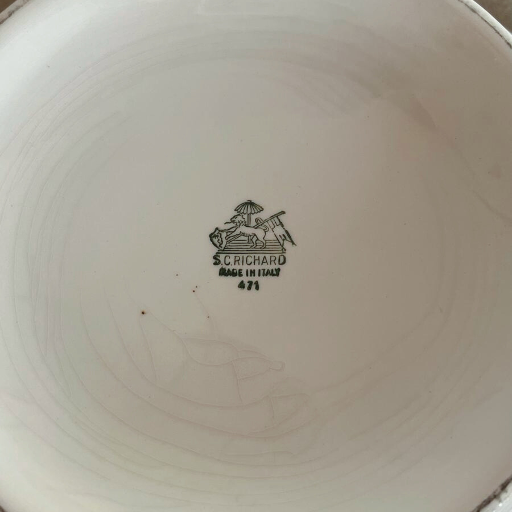 Ceramic antique XL Serving Bowl - L'Officina General Store