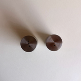 Brushed Metal Salt Pepper shakers I Set of 2