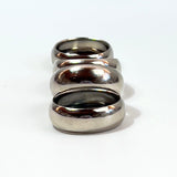 SET OF 4 | STAINLESS STEL NAPKIN RINGS - L'Officina General Store
