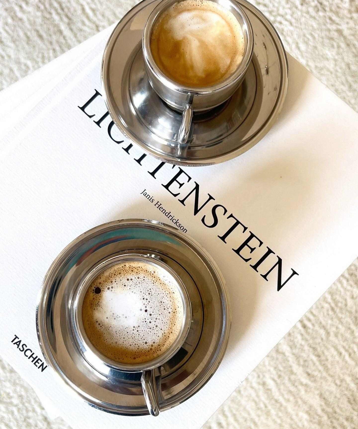 STAINLESS STEEL ESPRESSO CUPS & SAUCER I Farcal - L'Officina General Store