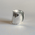 polished chrome effect silver jewelry