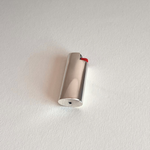 Polished Silver Sterling 925 bic lighter case - made in tuscany 