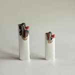 Sterling Silver 925 mini Bic Lighter polished mirror Case Final hallmark