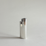 Sterling Silver 925 mini Bic Lighter polished mirror Case Final hallmark