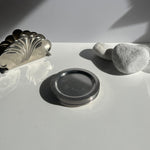 Sterling Silver Italian glass coasters - L'Officina General Store