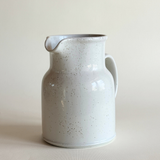 Artisan stoneware kitchenware jug 18.5cm height speckled pentik