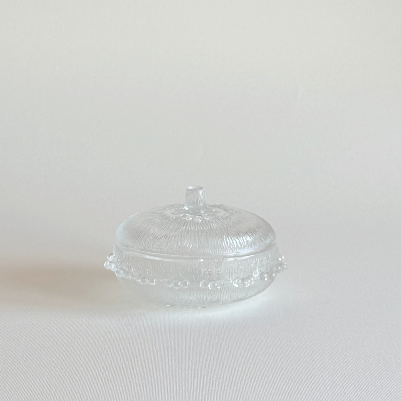 Sucrier en verre Baroque Masserini | Bord Bubble Lace · 11 cm