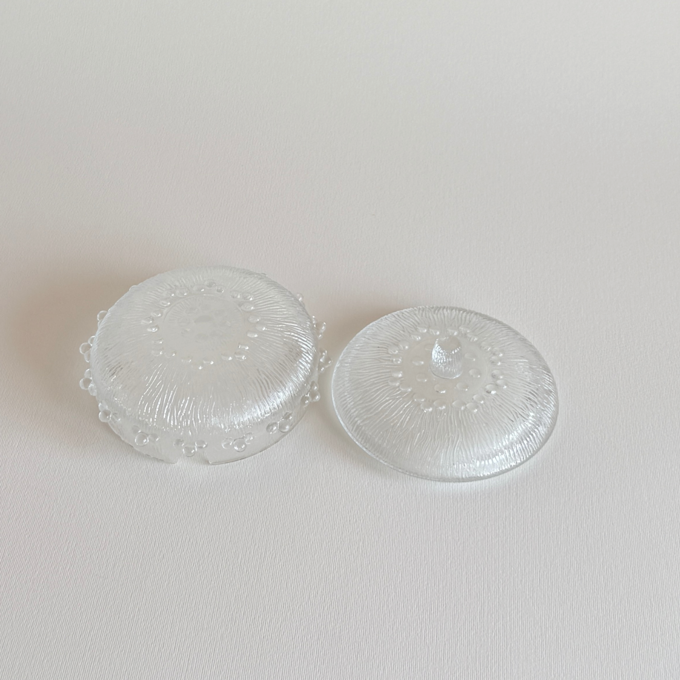 Sucrier en verre Baroque Masserini | Bord Bubble Lace · 11 cm