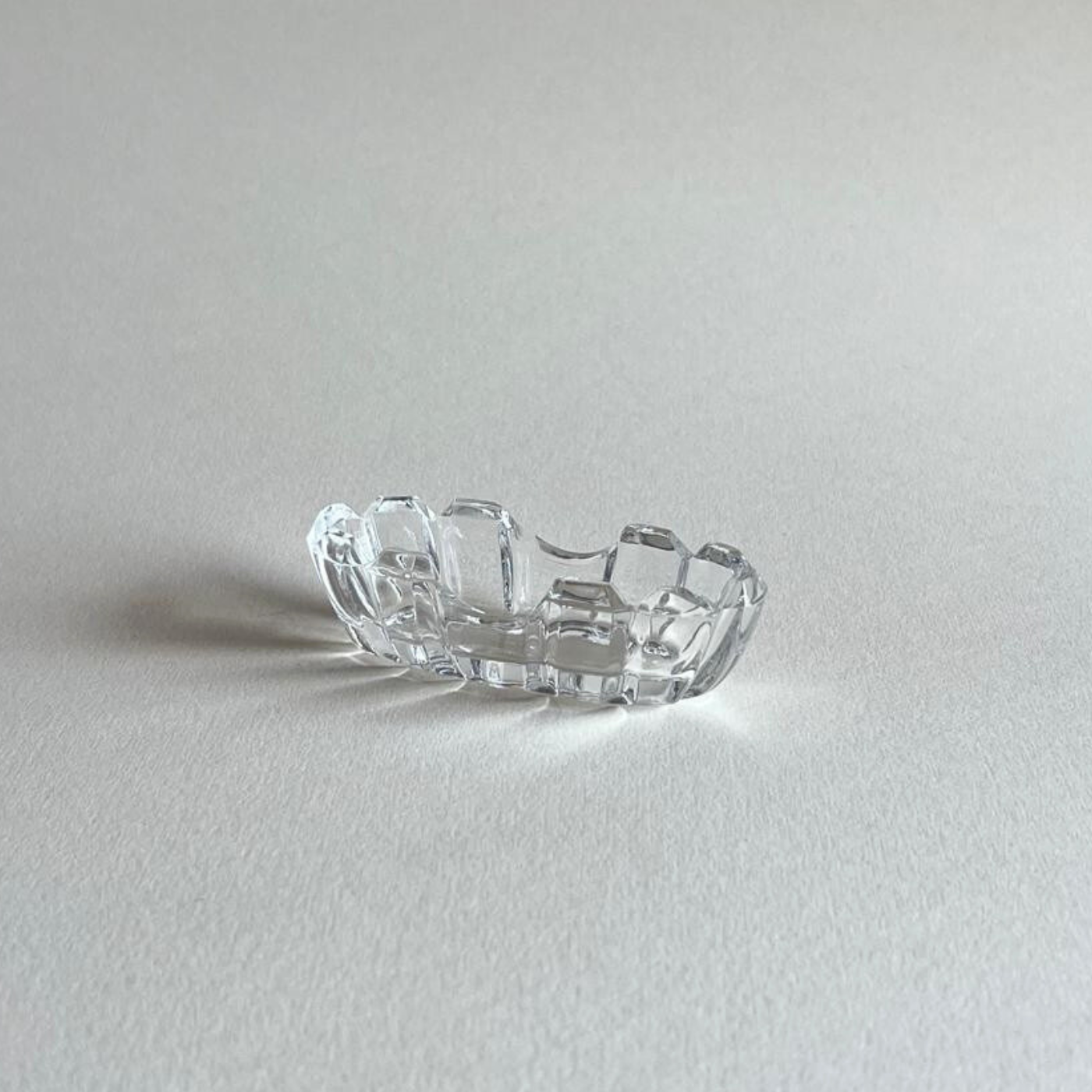 Italian vintage glass toothpick holders from the 1980s, authentic and collectible table accessories