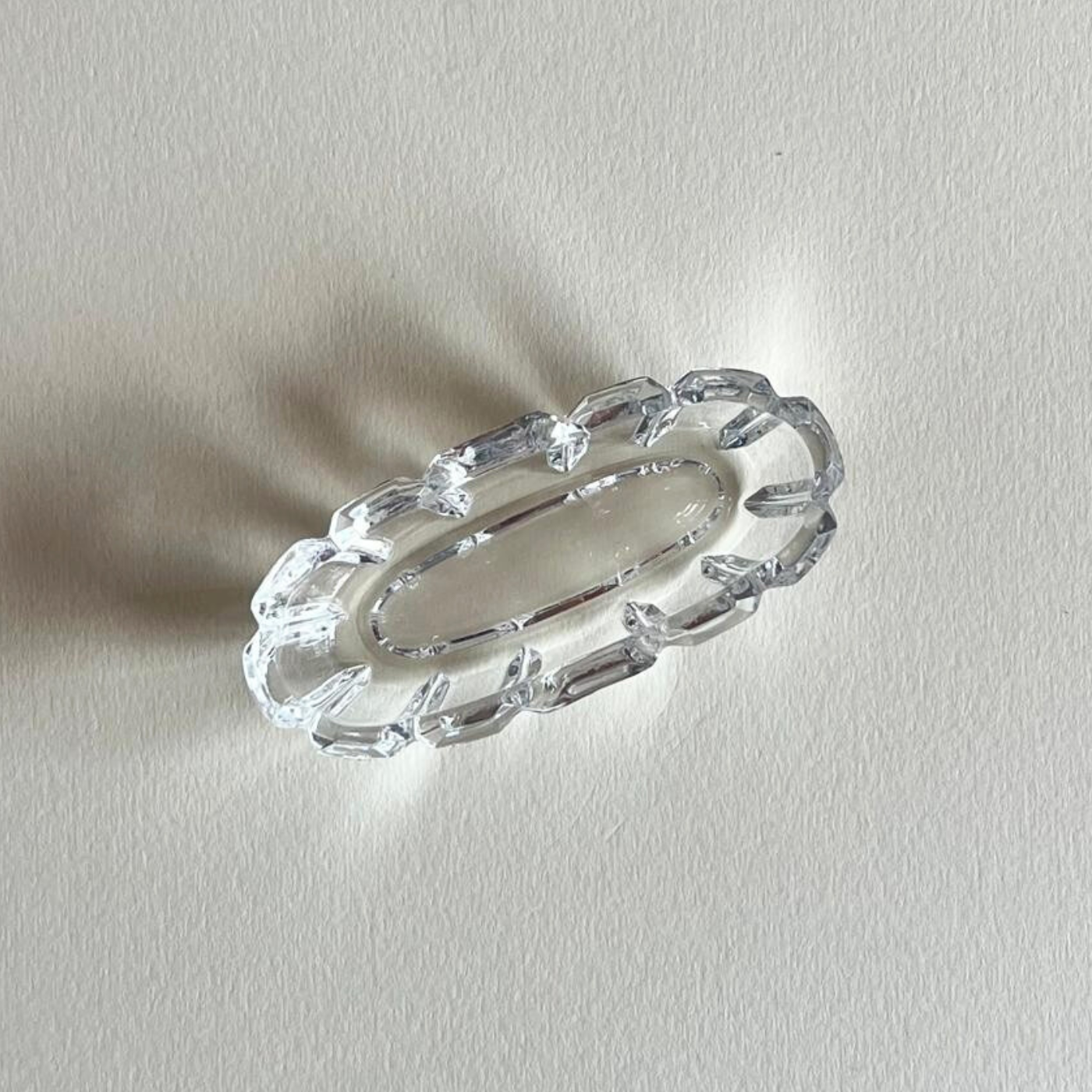 glass toothpick holder