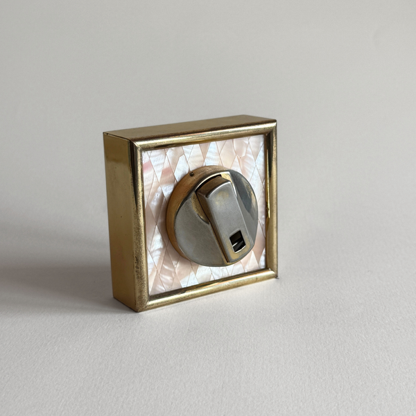 Table Lighter | Mother-of-Pearl · Gold, 1980s — L'Officina General Store
