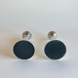 Timeless Silver Column Candle Holders I Set of 2