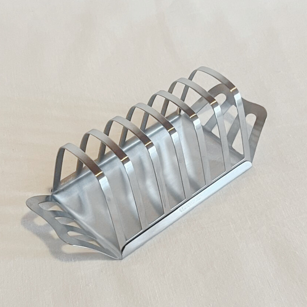 Brushed Metal Toast Holder - L'Officina General Store