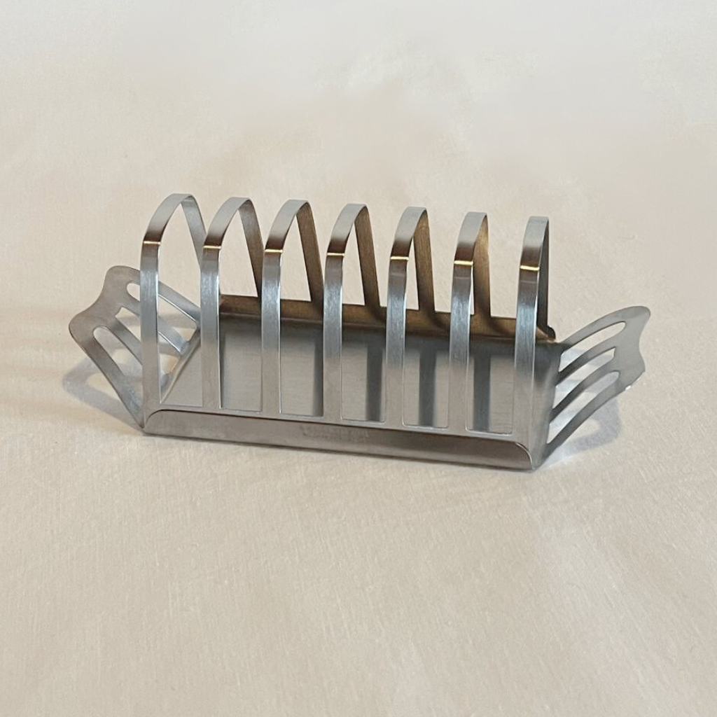 Brushed Metal Toast Holder - L'Officina General Store