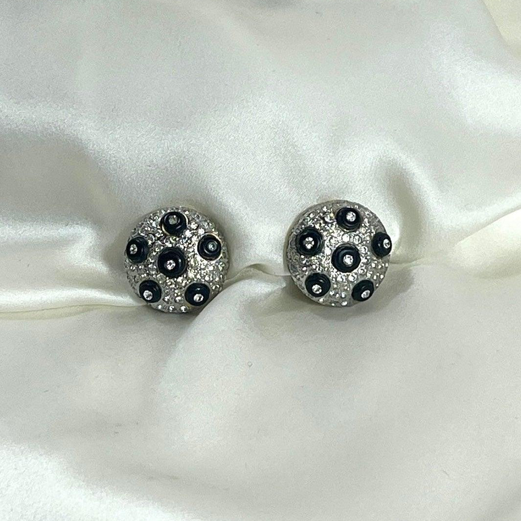 Valentino Garavani I Crystal Couture earrings I 1980s - L'Officina General Store