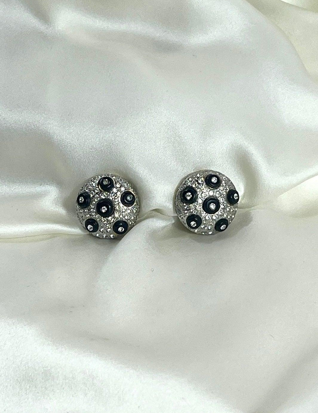Valentino Garavani I Crystal Couture earrings I 1980s - L'Officina General Store