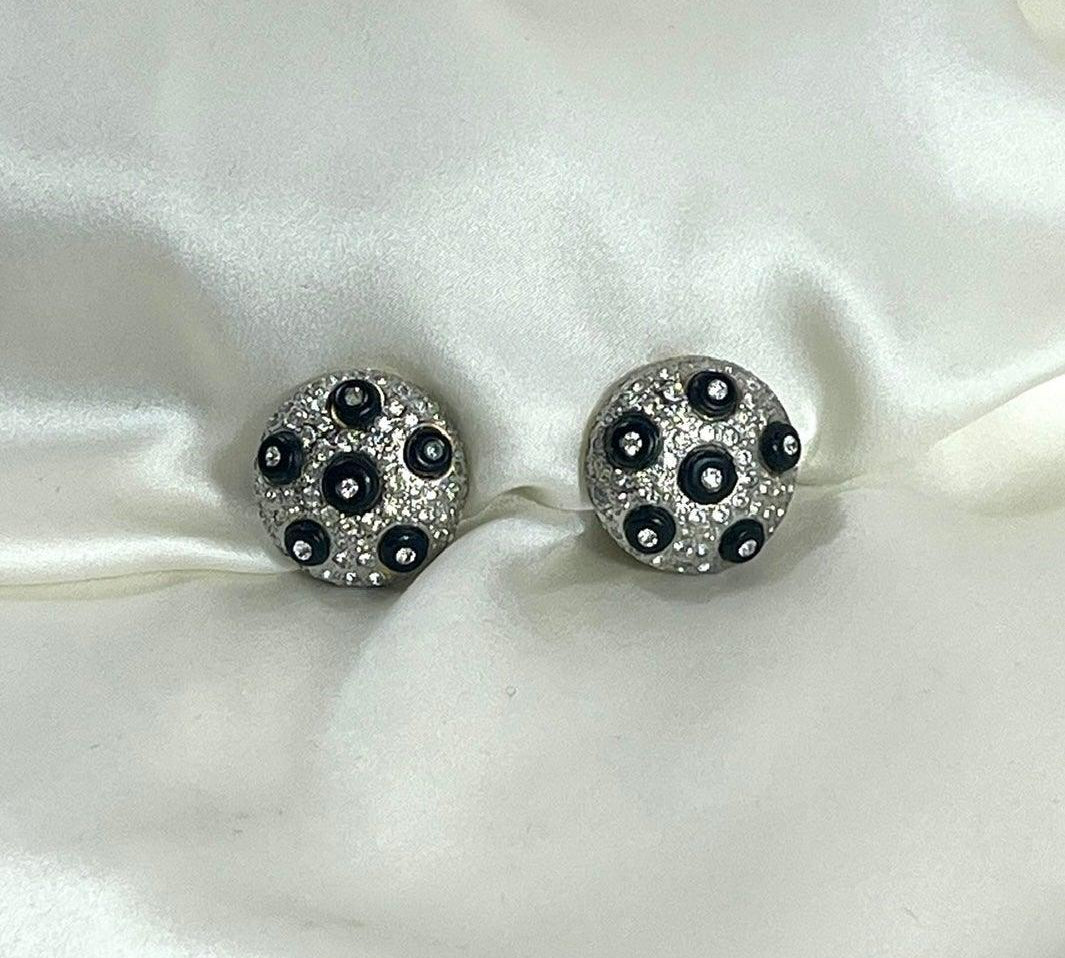 Valentino Garavani I Crystal Couture earrings I 1980s - L'Officina General Store