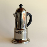 Vev Vigano Black Kontessa Moka - Coffee Maker 6 Cups