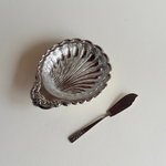 Vintage Italian silver caviar dish from the 1980s