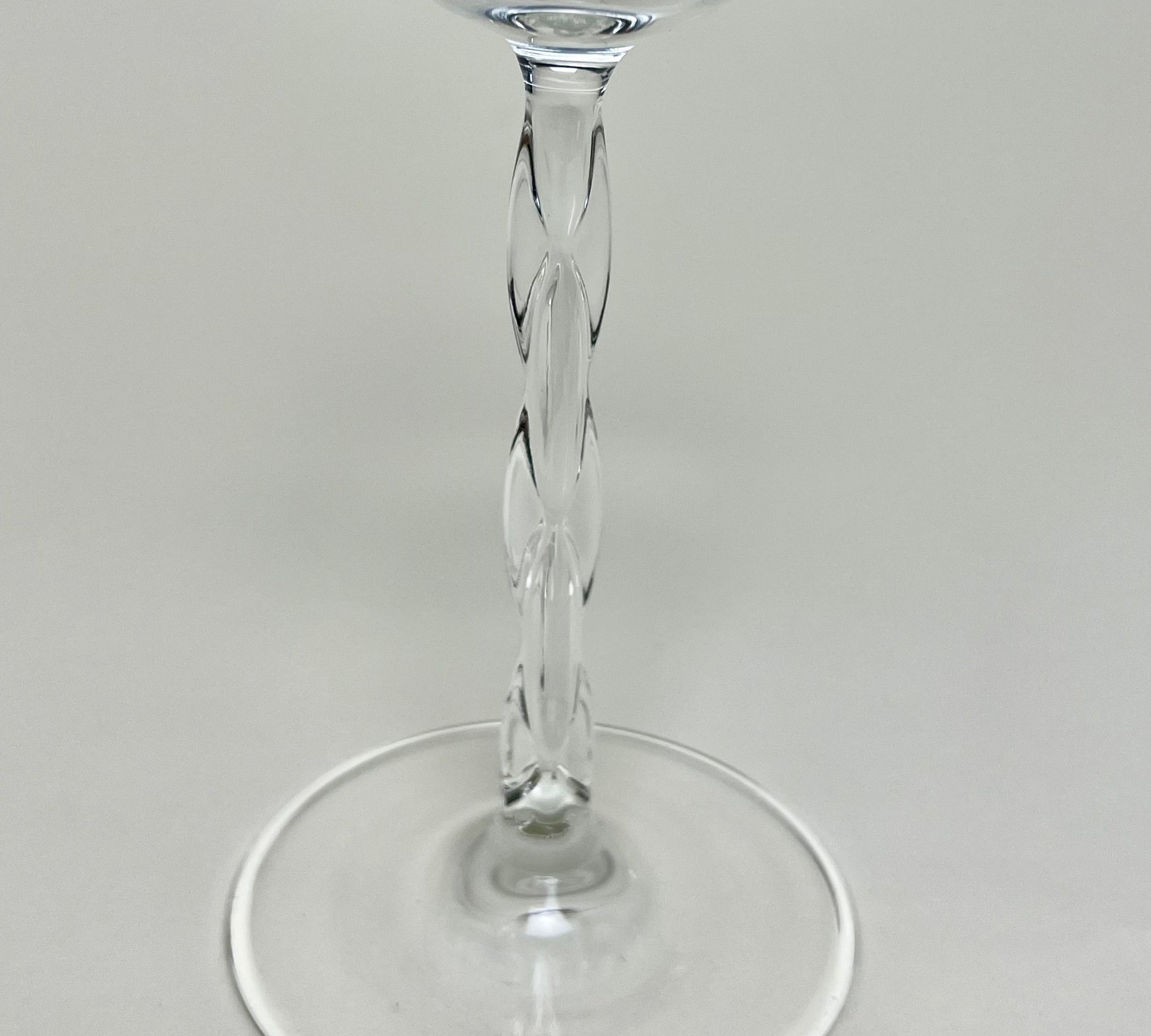 SET OF 2 I WINE GLASSES I Twisted stem - L'Officina General Store