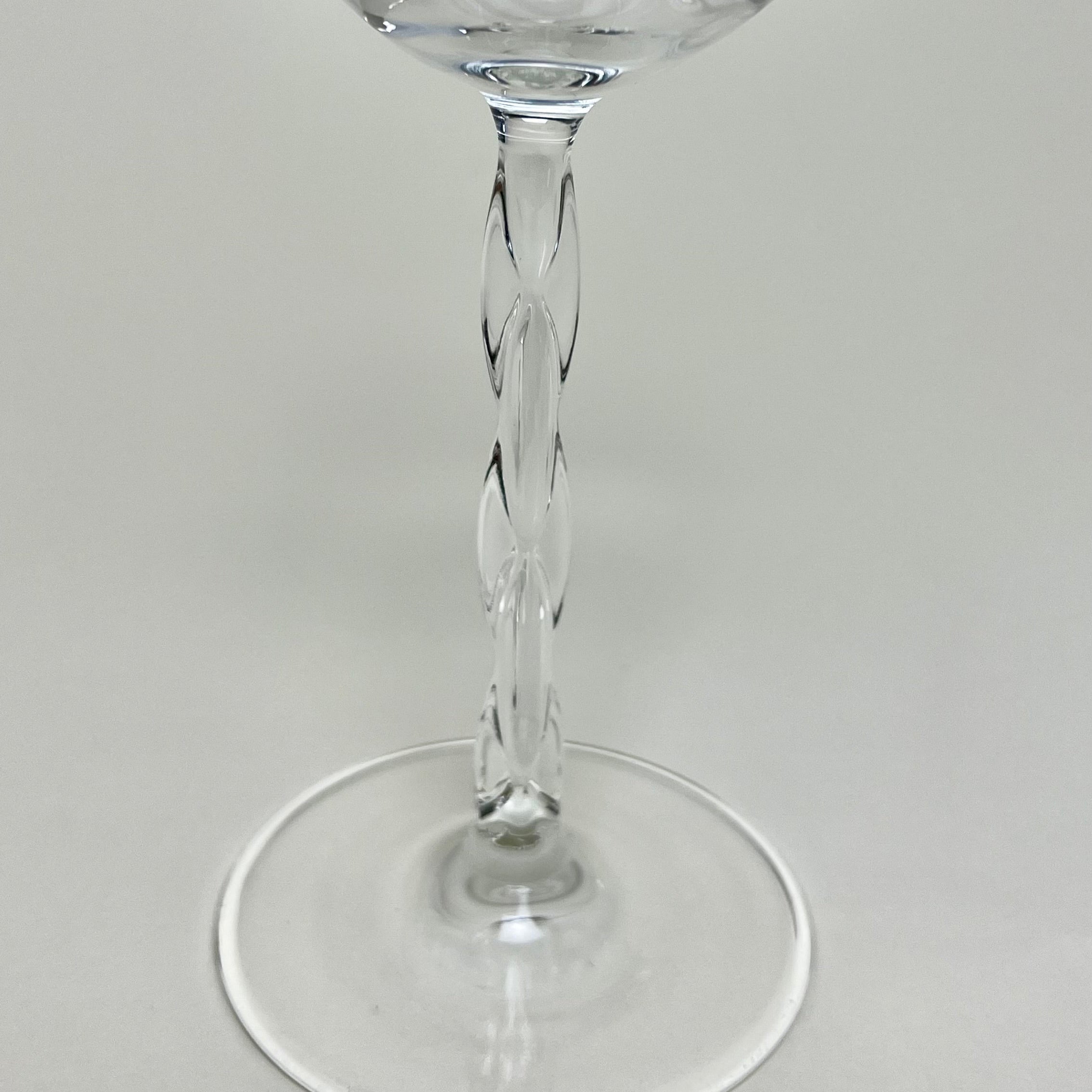 SET OF 2 I WINE GLASSES I Twisted stem - L'Officina General Store