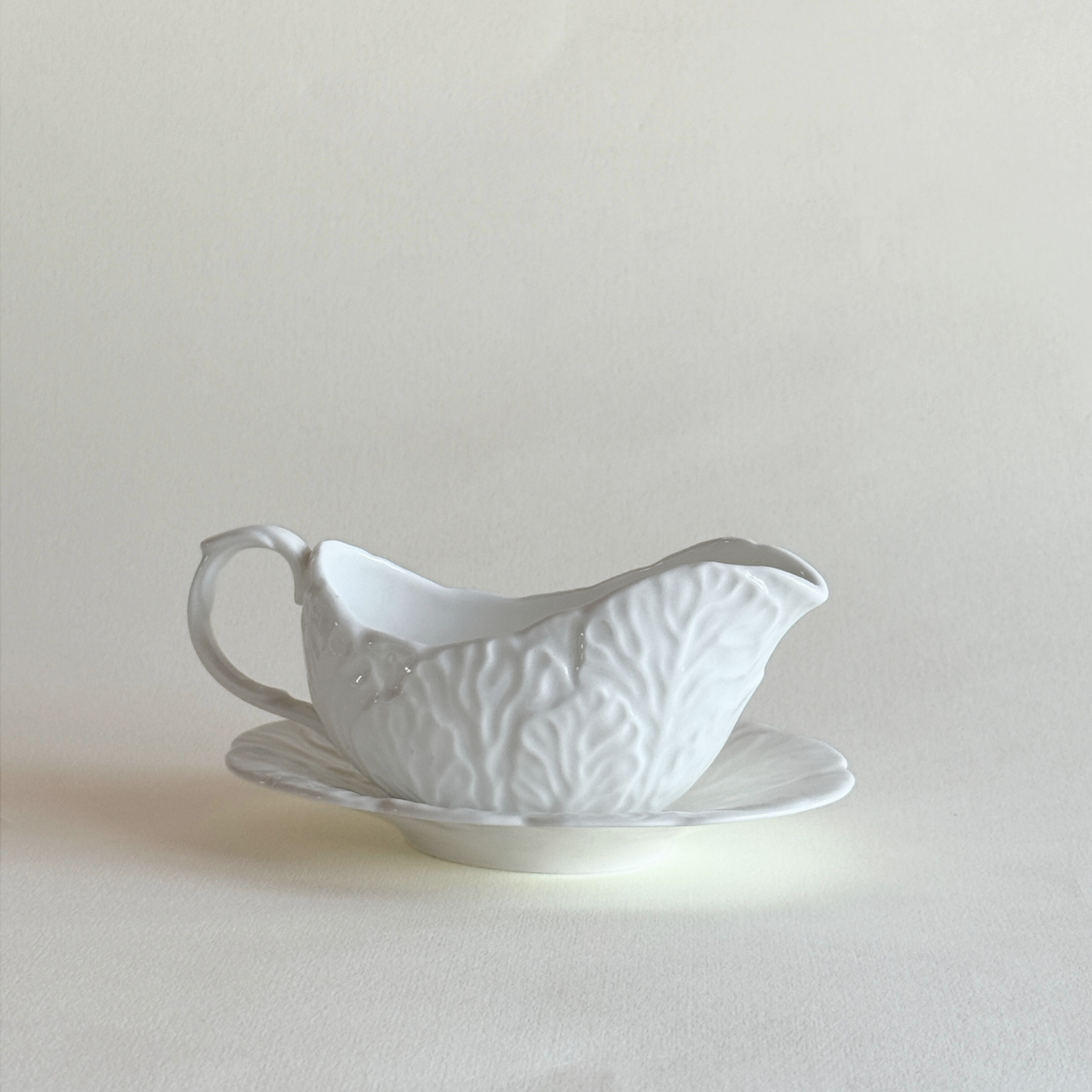 Wedgwood Creamer I Coalport Countryware Cabbage Leaf motif