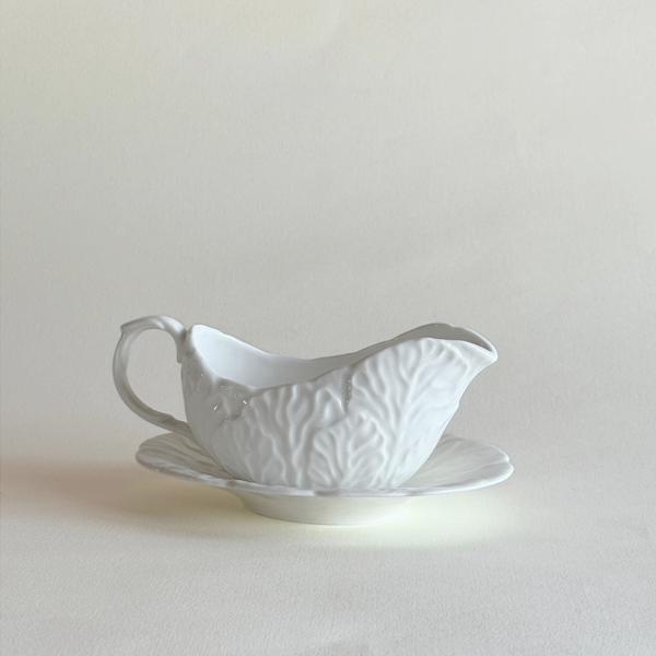 Wedgwood Creamer I Coalport Countryware Cabbage Leaf motif — L'Officina General Store
